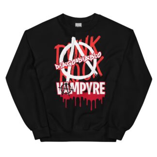 Vampyre Diago Diablo "MDC PUNKROCK VAMPYRE BRAND" Unisex Sweatshirt