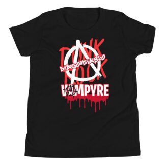 Vampyre Diago Diablo "MDC PUNKROCK VAMPYRE BRAND" Youth Short Sleeve T-Shirt