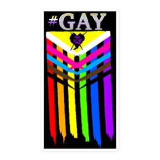 Gwen Neodonna "LUMINARY X NEODONNA: # G A Y FLAG" Bubble-free stickers