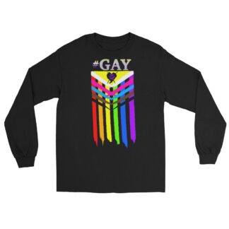 Gwen Neodonna "LUMINARY X NEODONNA: # G A Y FLAG" Unisex Long Sleeve Shirt