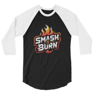 Juni Underwood "Smash & Burn" 3/4 sleeve raglan shirt