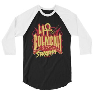 Vampyre Diago Diablo "La Colmena brand logo" 3/4 sleeve raglan shirt
