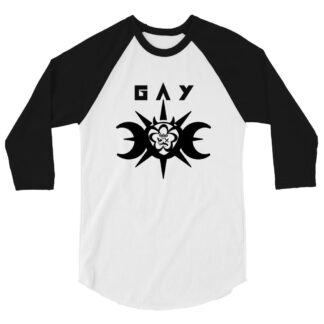 Gwen Neodonna "L<3ve and LIGHT" 3/4 sleeve raglan shirt
