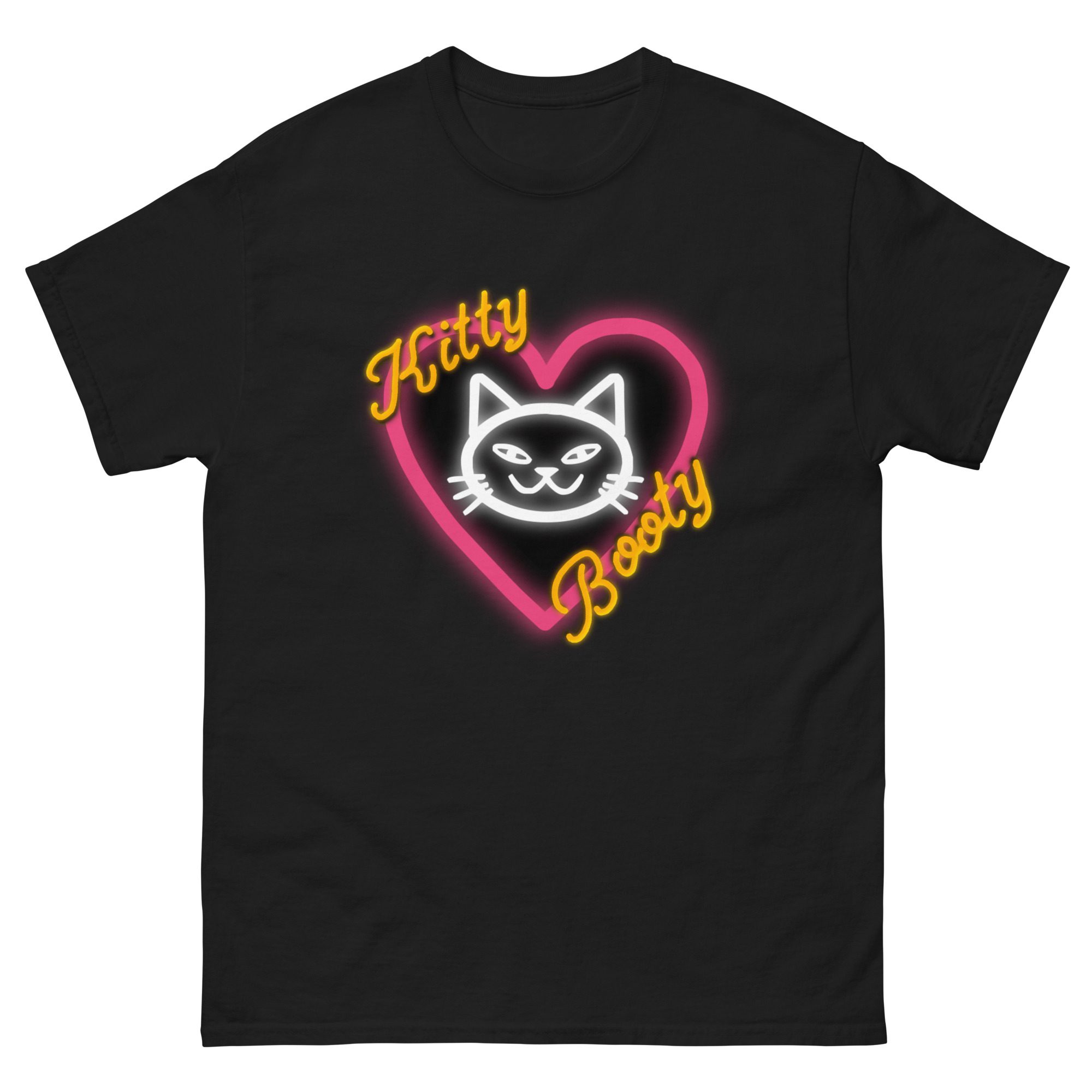 Chas D’Amato "Kitty Booty Neon" Short Sleeve Unisex t-shirt