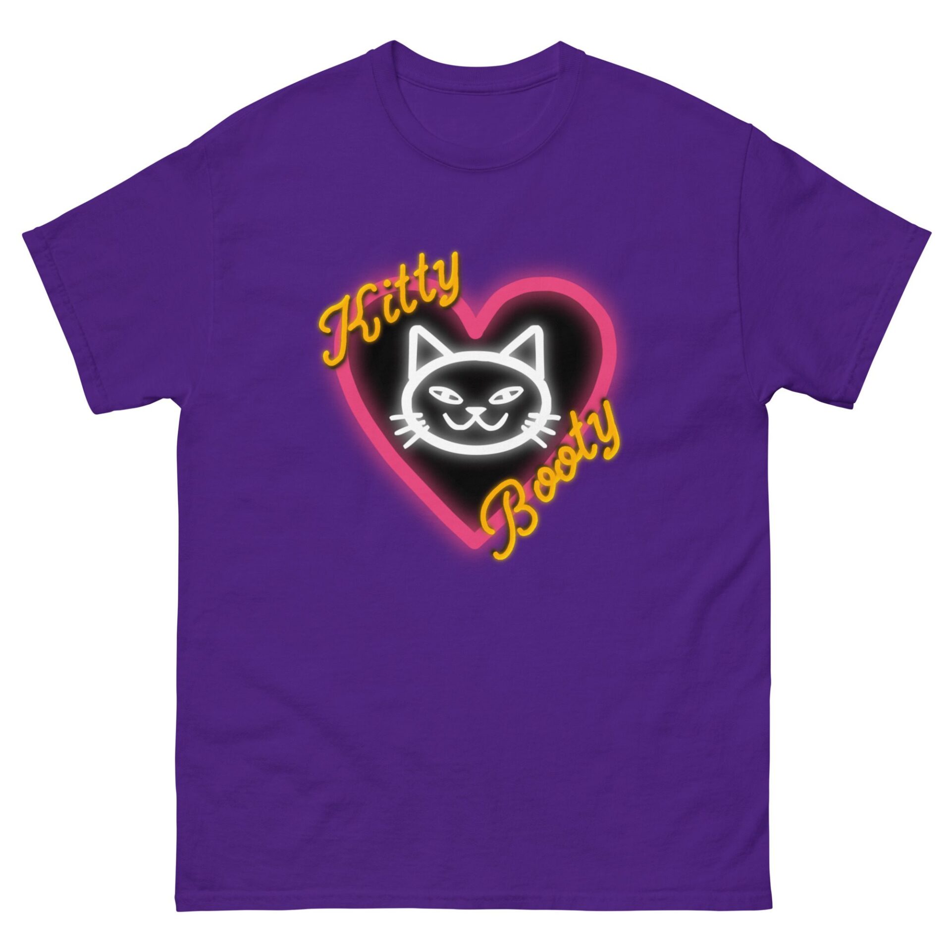Chas D’Amato "Kitty Booty Neon" Short Sleeve Unisex t-shirt
