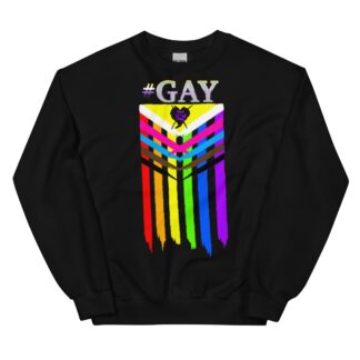 Gwen Neodonna "LUMINARY X NEODONNA: # G A Y FLAG" Unisex Sweatshirt