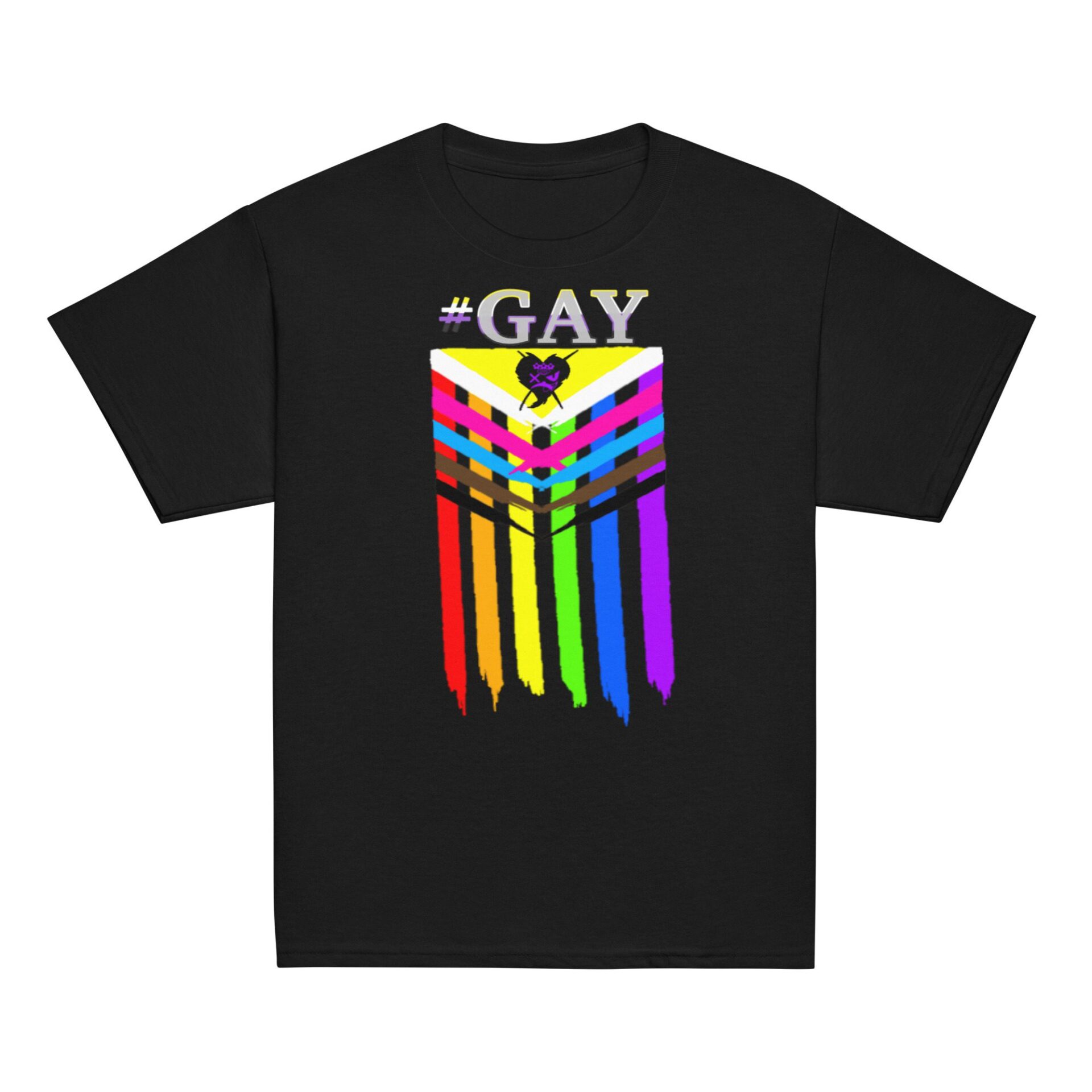 Gwen Neodonna "LUMINARY X NEODONNA: # G A Y FLAG" Youth Short Sleeve T-Shirt