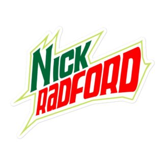 Nick Radford "Mountain Dewford" Bubble-free stickers