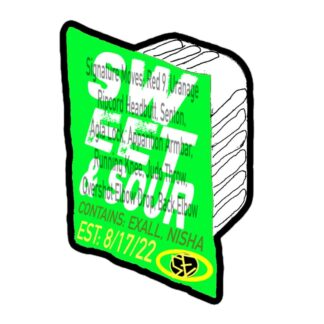 Sebastian Exall "Sweet & Sour 2 Year Anniversary" Bubble-free stickers