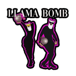 MarcoMania "Llama Bomb" Bubble-free stickers