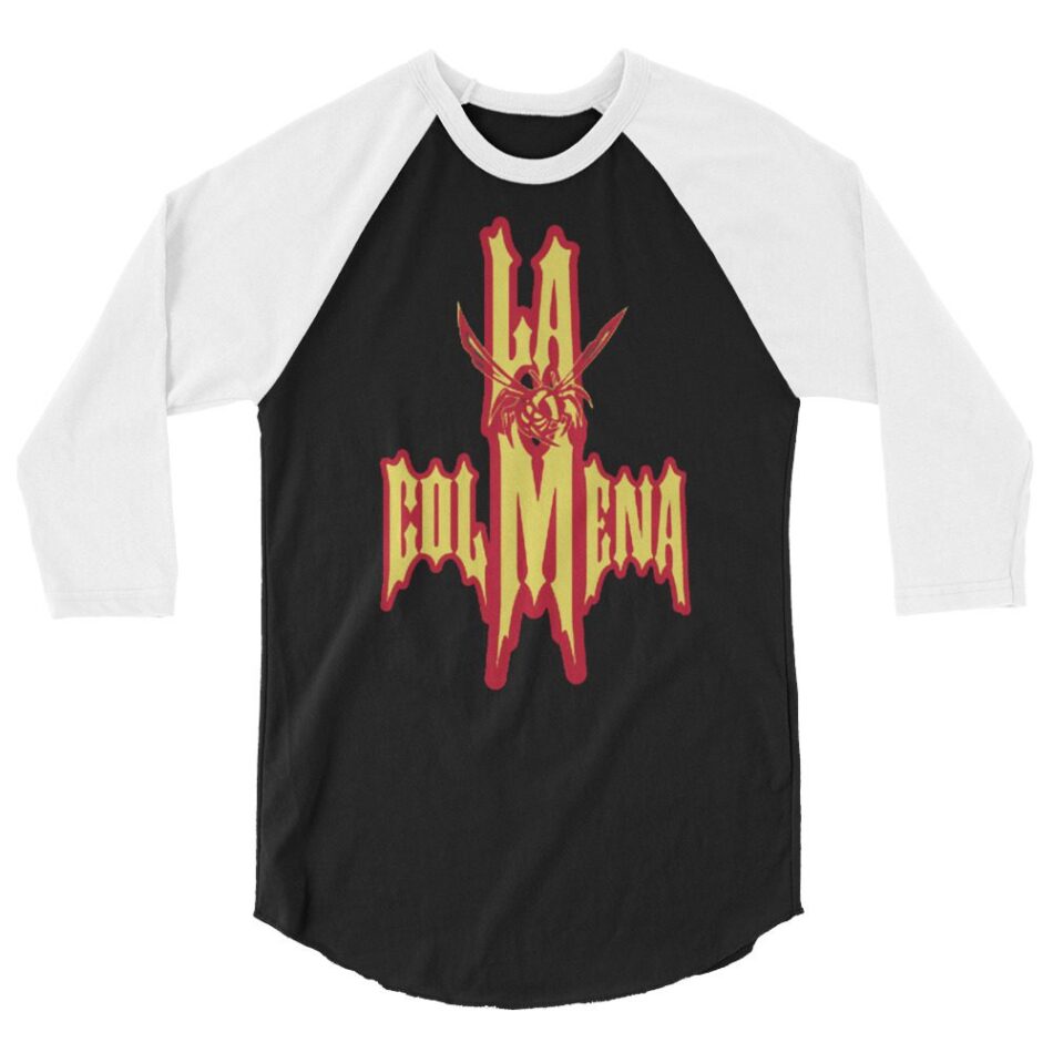 Vampyre Diago Diablo "La Colmena lucha brand" 3/4 sleeve raglan shirt