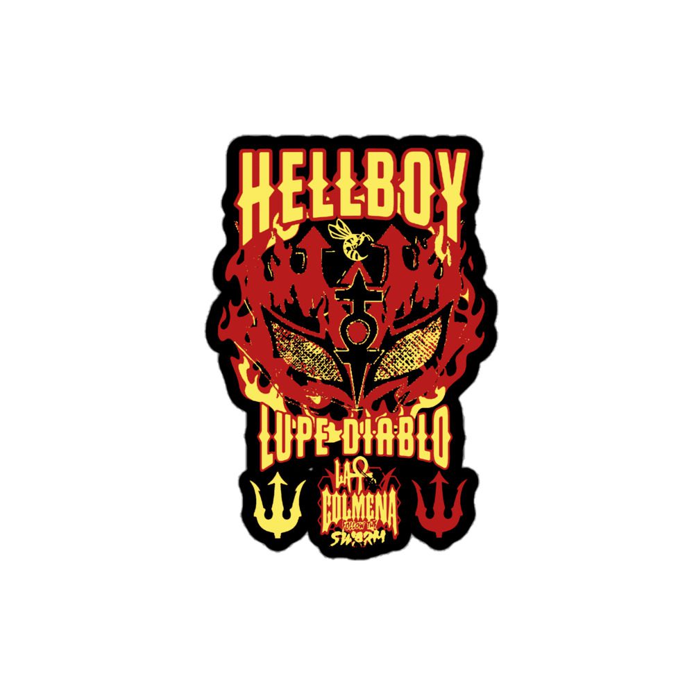 Vampyre Diago Diablo "Hellboy brand shirt" Bubble-free stickers