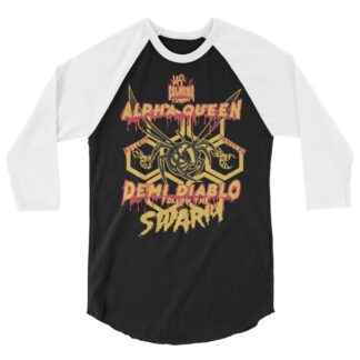 Vampyre Diago Diablo "La Colmena alpha Queen brand" 3/4 sleeve raglan shirt