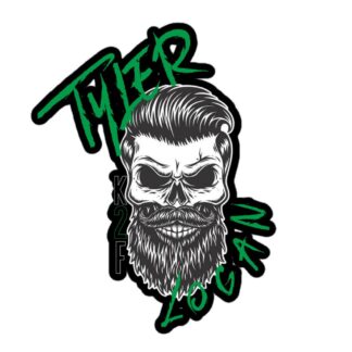 Tyler Logan "K2F Skull" Bubble-free stickers