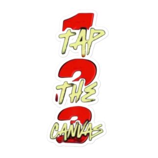 Cameron Wayne "Tap The Canvas" Bubble-free stickers