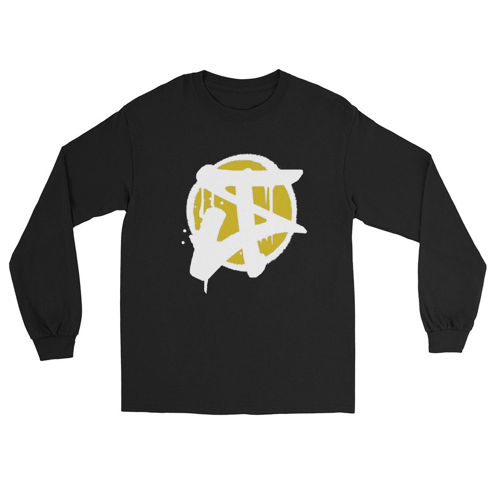 Trevor Straud "Black/Gold TS Graffiti Symbol" Unisex Long Sleeve Shirt