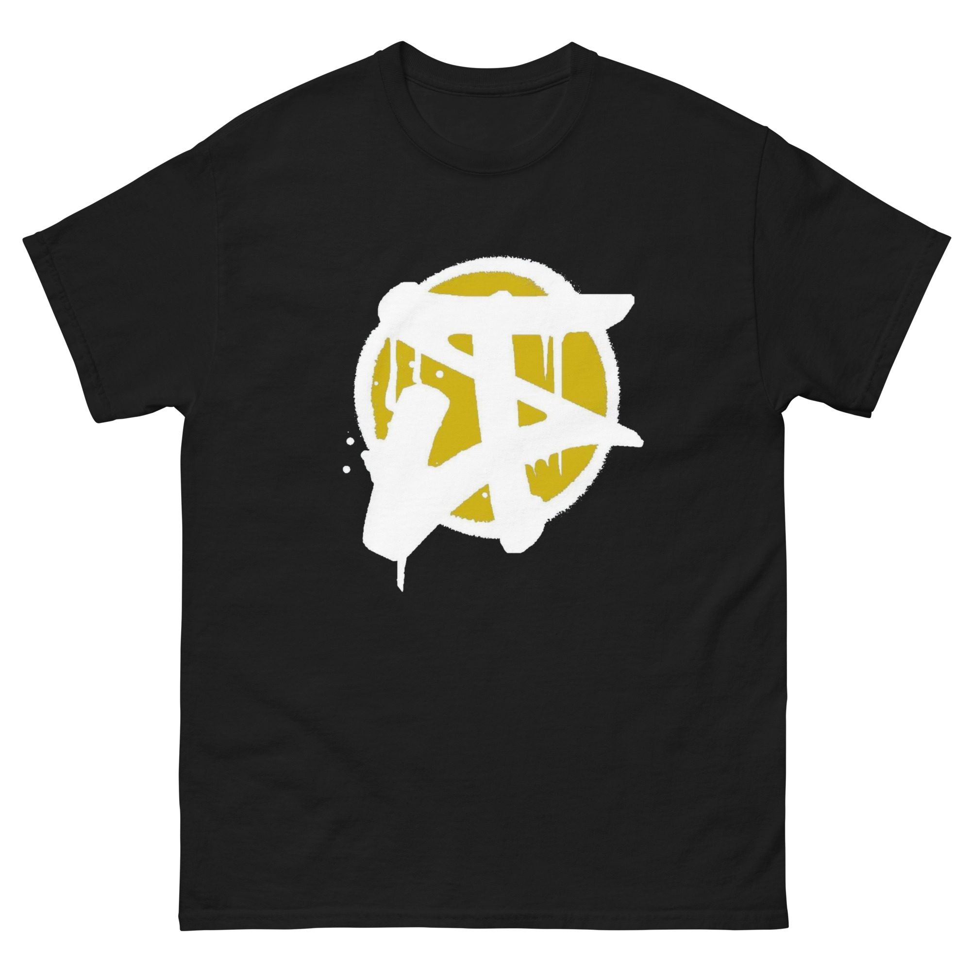 Trevor Straud "Black/Gold TS Graffiti Symbol" Short Sleeve Unisex t-shirt