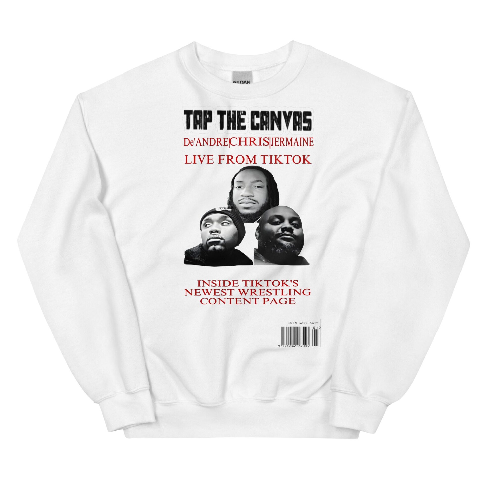 Cameron Wayne "Tap The Canvas Vibe Magazine tribute" Unisex Sweatshirt
