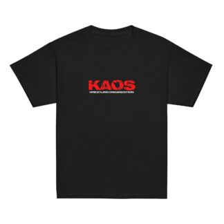 KAOS Wrestling Organization "KAOS Logo" Youth Short Sleeve T-Shirt