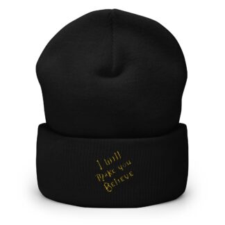 TJ Pierce "Believe" Cuffed Beanie