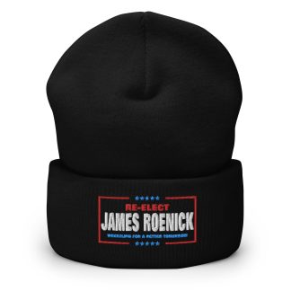 James Roenick "Re-Elect James Roenick" Cuffed Beanie