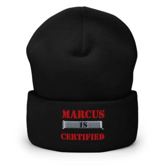 Marcus Porter "Marcus is Certified" Cuffed Beanie