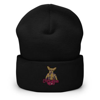 Wrestling With Maverick "Chihuahua Boy" Cuffed Beanie