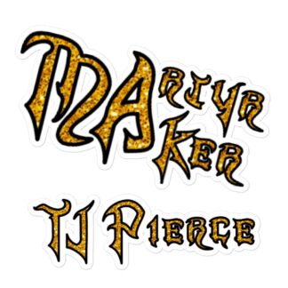 TJ Pierce "Martyr Maker" Bubble-free stickers