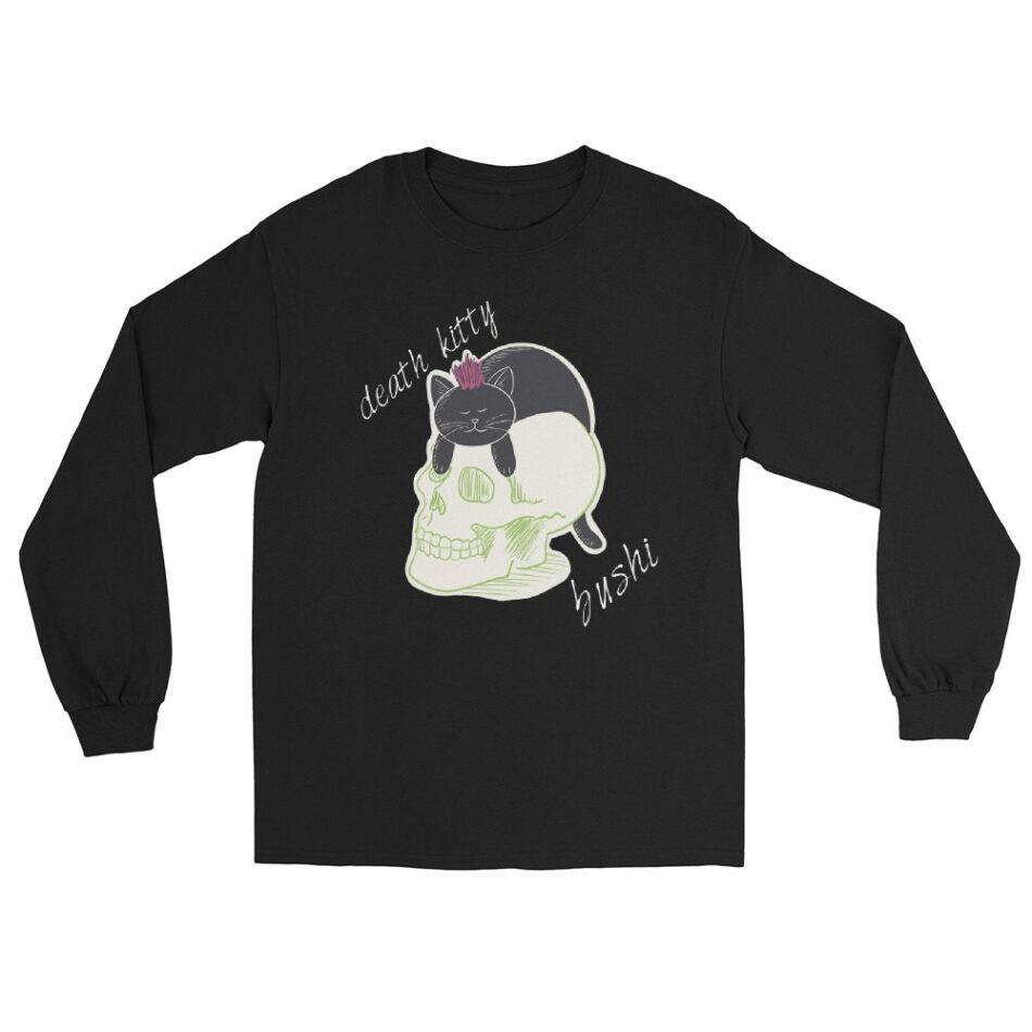 Saturn Price "Death Kitty BUSHI" Unisex Long Sleeve Shirt