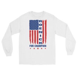 James Roenick "James Roenick Flag" Unisex Long Sleeve Shirt