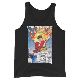 Juni Underwood "FiyahInTheWholeClear" Unisex Tank Top