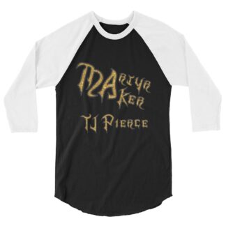 TJ Pierce "Martyr Maker" 3/4 sleeve raglan shirt