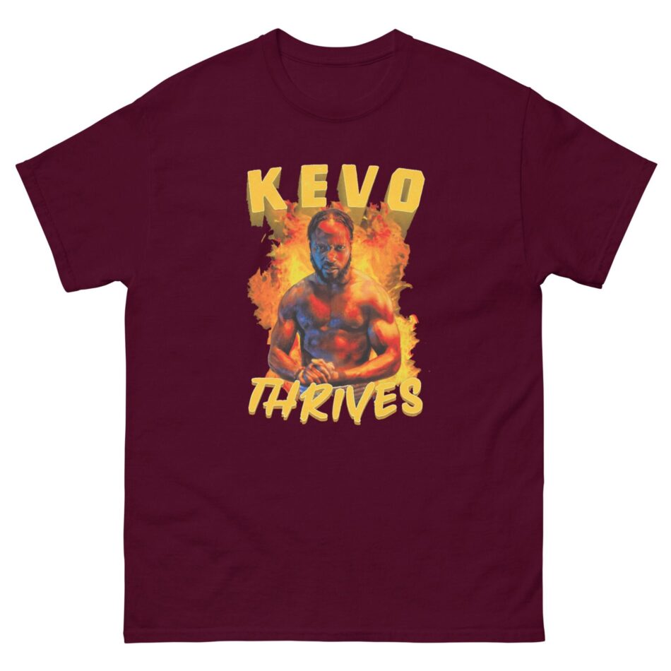 KEVO THRIVES "Flames" Short Sleeve Unisex T-Shirt