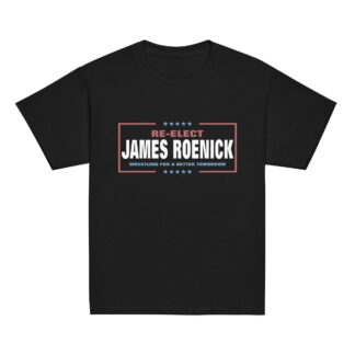 James Roenick "Re-Elect James Roenick" Youth Short Sleeve T-Shirt