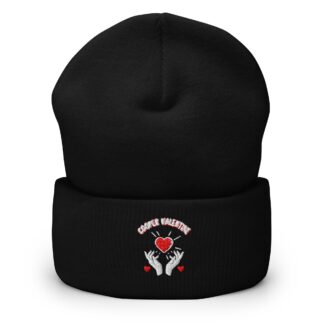 Cooper Valentine "Hand Heart" Cuffed Beanie