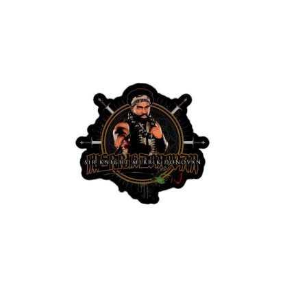 Sir Knight Merrik Donovan "The Beads and Blade" Bubble-free stickers