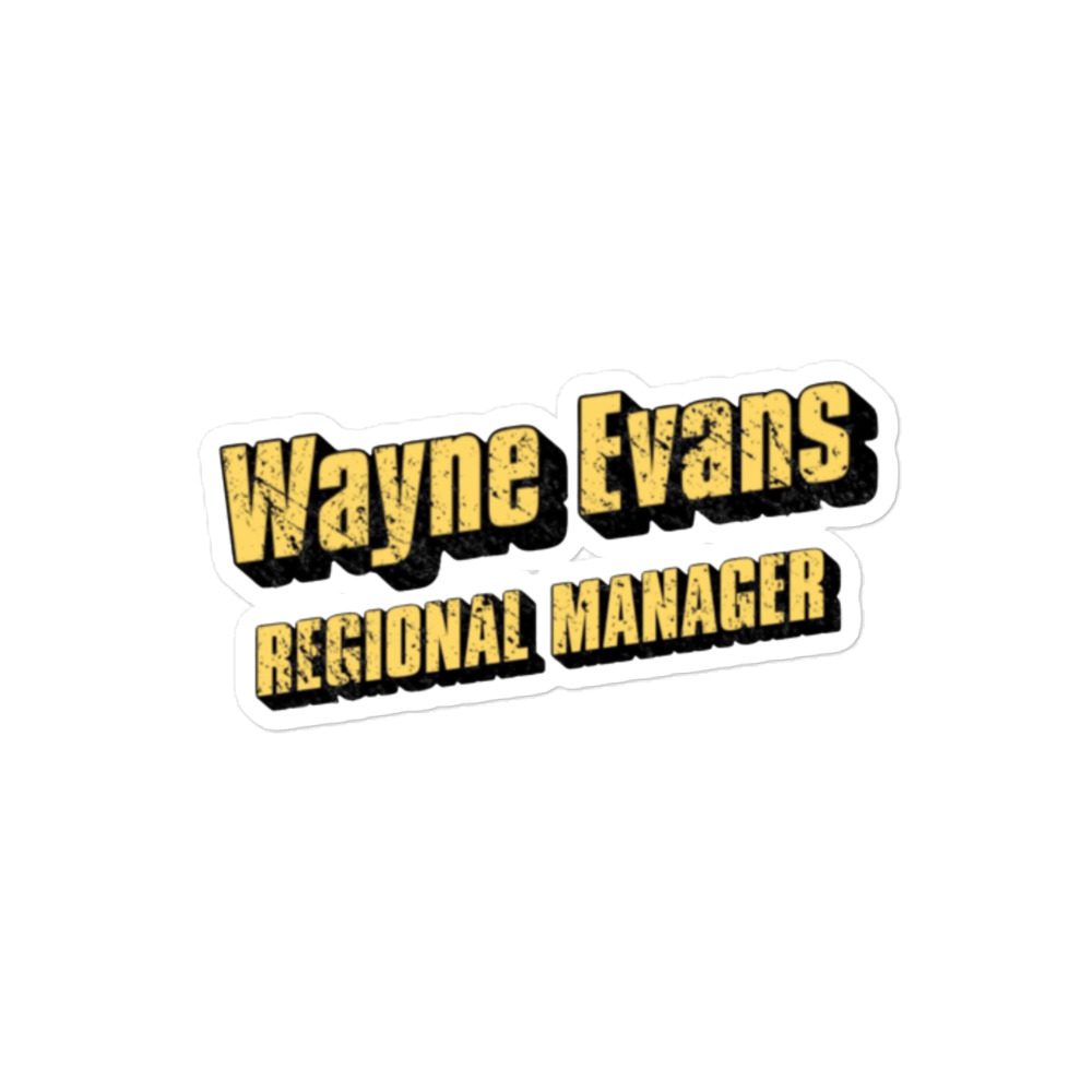 Wayne Evans "Out of the vault" Bubble-free stickers