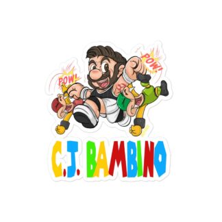 CJ Bambino “Super Bambino” Bubble-free stickers