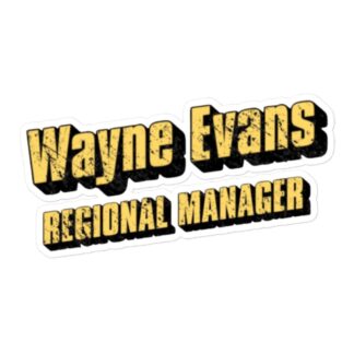 Wayne Evans "Out of the vault" Bubble-free stickers