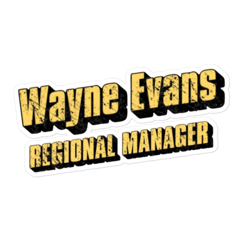 Wayne Evans "Out of the vault" Bubble-free stickers