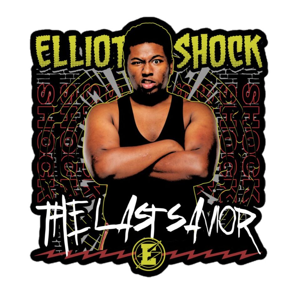 Elliot Shock "The Last Savior" Bubble-free stickers