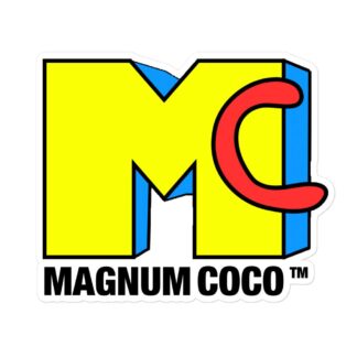 Coco Simpson "Magnum Coco for Nothing" Bubble-free stickers