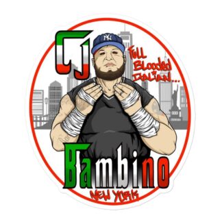CJ Bambino “Full Blooded/NY” Bubble-free stickers