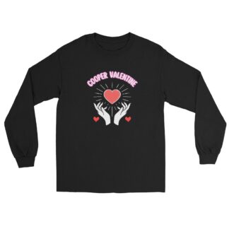 Cooper Valentine "Hand Heart" Unisex Long Sleeve Shirt
