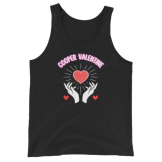 Cooper Valentine "Hand Heart" Unisex Tank Top