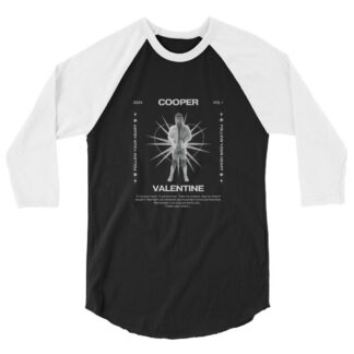 Cooper Valentine “Follow Your Heart” 3/4 sleeve raglan shirt