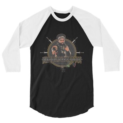 Sir Knight Merrik Donovan "The Beads and Blade" 3/4 sleeve raglan shirt