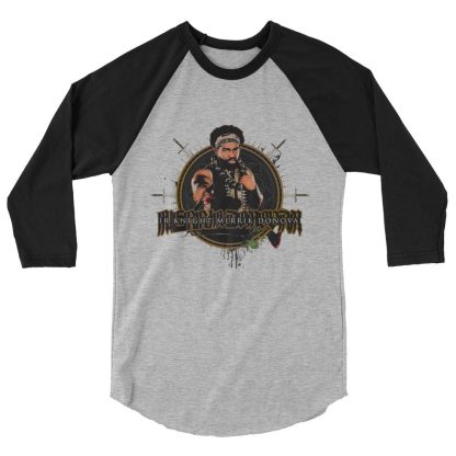 Sir Knight Merrik Donovan "The Beads and Blade" 3/4 sleeve raglan shirt