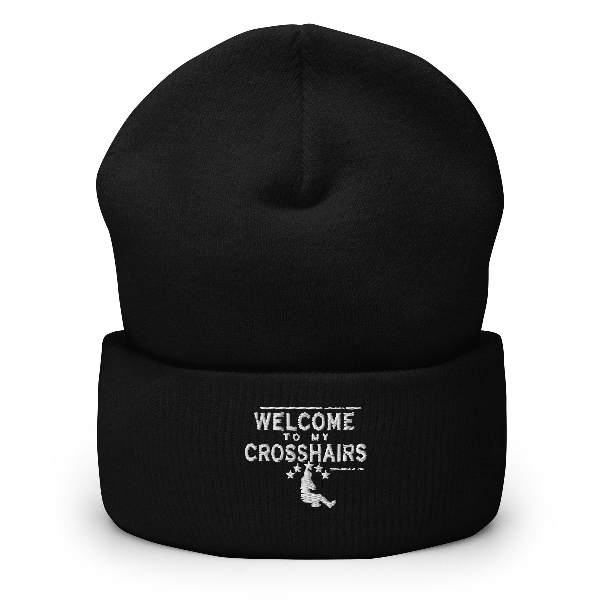 James Creed "Welcome to my Crosshairs" Cuffed Beanie