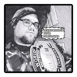 Wrestling With Maverick "Mike Maverick Cartoon" Bubble-free stickers